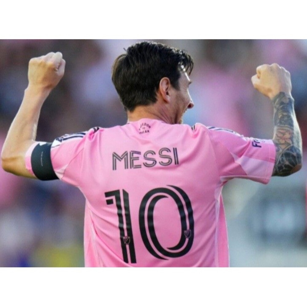 Lionel Messi (Adidas)-(Inter)-(Miami)-(Pink)-(Jersey)-(New)-(Size:XL)-$100.00 - Picture 4 of 11